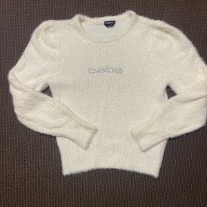 Women’s Ivory bebe sweater size large